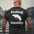 Feelingnubby Revolver Pistol スナブノーズ スナブノーズ メンズTシャツ バックプリント 高齢者への贈り物