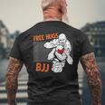 Free Hugs ブラジリアン柔術 Bjj 格闘技 面白い総合格闘技 メンズTシャツ バックプリント 高齢者への贈り物
