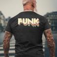 Funk ファンク、ソウル、ジャズ&ヒップホップミュージック ファン向け メンズTシャツ バックプリント 高齢者への贈り物