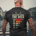 Hunter Reasons Why I Missed The Deer Hunting Men's T-shirt Back Print Gifts for Old Men