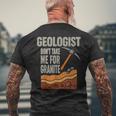 Geologist Don't Take For Granite メンズTシャツ バックプリント 高齢者への贈り物