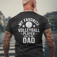 Giocatore Di Pallavolo Papà Pallavolo Divertente T-shirt da uomo con stampa posteriore Regalos para ancianos