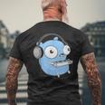 Go Developer Golang Music Goper メンズTシャツ バックプリント 高齢者への贈り物