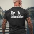 The Goldenfather ファニーゴールデンレトリバー お父さんシャツ メンズギフト メンズTシャツ バックプリント 高齢者への贈り物