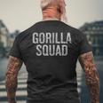 Gorillaquad 皮肉な言葉 長袖tシャツ メンズTシャツ バックプリント 高齢者への贈り物