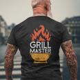 Grill Master メンズTシャツ バックプリント 高齢者への贈り物