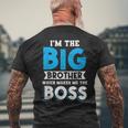 I'm The Big Brother Makes Me The Boss Pregnancy メンズTシャツ バックプリント 高齢者への贈り物