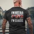 I'm Not Old I'm Classic レトロ フォード シェルビー コブラ マッスルカー メンズTシャツ バックプリント 高齢者への贈り物