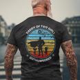 Idea Regalo Per La Festa Del Papà Di Due Bambine T-shirt da uomo con stampa posteriore Regalos para ancianos