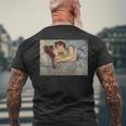 In Bed The Kiss アンリ・ド・トゥールーズロートレック Lgbtq アート メンズTシャツ バックプリント 高齢者への贈り物