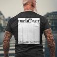 It's My Farewell Partyign My For Goodbye Parting メンズTシャツ バックプリント 高齢者への贈り物