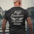 Italiano Papa Carabiniere Festa Del Papà Regalo Italiano T-shirt da uomo con stampa posteriore Regalos para ancianos