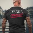 Ivanka Complicit メンズTシャツ バックプリント 高齢者への贈り物