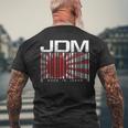 Jdm Barcode Made In Japan モータースポーツ メンズ シャツ メンズTシャツ バックプリント 高齢者への贈り物