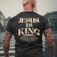 Jesus Is King Bibleerse John 14 メンズTシャツ バックプリント 高齢者への贈り物