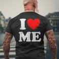I Love Me シャツ Y2k ジョーク I Heart Me Love Myself Maine メンズTシャツ バックプリント 高齢者への贈り物