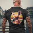 Lustiges Känguru Kostüm Outfit Retrointage Comics Kängurus T-Shirt mit Rückendruck Geschenke für alte Männer