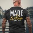 Made To Worship シャツ 礼拝用シャツ メンズ&レディース 神様 メンズTシャツ バックプリント 高齢者への贈り物