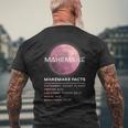Makemake Facts 準惑星宇宙天文学愛好家 メンズTシャツ バックプリント 高齢者への贈り物