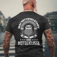 Motociclista Nonno Festa Del Papà Regalo Papà Motociclista T-shirt da uomo con stampa posteriore Regalos para ancianos