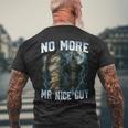 No More Mr Nice Guy Alpha Wolves Meme Alpha Male Wolf Men's Back Print T-Shirt Gifts for Old Men