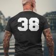 Number 38Ports Jersey Player 38 Fan Front Printarsity メンズTシャツ バックプリント 高齢者への贈り物