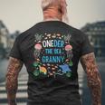 Oneder Theea Granny 1歳の誕生日 マッチング メンズTシャツ バックプリント 高齢者への贈り物