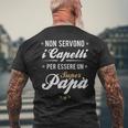 Papàenza Capelli Festa Del Papà T-shirt da uomo con stampa posteriore Regalos para ancianos