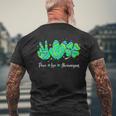 Peace Lovehenaniganst Patrick's Day Green Tie Dye メンズTシャツ バックプリント 高齢者への贈り物
