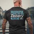 Propofol Delivery Mode On 麻酔科医 メンズTシャツ バックプリント 高齢者への贈り物