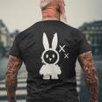 Rabbit Kawaii Creepy-Cute Bunny Aesthetic K-Pop & Alt Vibe Tank Top Men's Back Print T-Shirt Gifts for Old Men