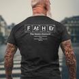 Regalo Nobile Per La Festa Del Papà Per Lacienza Chimica Del Papà T-shirt da uomo con stampa posteriore Regalos para ancianos