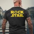 Rocktar ロックスターになるために生まれたギフト メンズTシャツ バックプリント 高齢者への贈り物