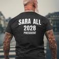 Sara All 2028Arah Duterte 2028 For Philippine President メンズTシャツ バックプリント 高齢者への贈り物