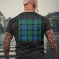Scottish Watch Historic Tartan メンズTシャツ バックプリント 高齢者への贈り物