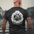 Scp Foundation セキュア コンテイン プロテクト クリーチャー メンズTシャツ バックプリント 高齢者への贈り物