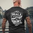 Sigala Thingです。 メンズTシャツ バックプリント 高齢者への贈り物