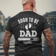 Soon To Be Dad 2025 Caricamento Dell'annuncio Di Gravidanza New Daddy T-shirt da uomo con stampa posteriore Regalos para ancianos