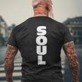 Soul Music Deepoulful House Music Dance トップ メンズTシャツ バックプリント 高齢者への贈り物