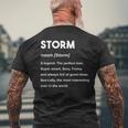 Storm ネームシャツ メンズTシャツ バックプリント 高齢者への贈り物
