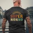 Super Nonno Retroupernonno Festa Del Papà Regalo Per Nonno T-shirt da uomo con stampa posteriore Regalos para ancianos