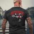 Supercross Motocross Gear Love Race Motorcycle メンズTシャツ バックプリント 高齢者への贈り物