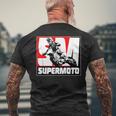 Supermoto スーパーモタード エンデューロ オートバイクロス メンズTシャツ バックプリント 高齢者への贈り物