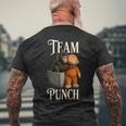 Team Punch Japan ベビーモンキーパンチ メンズTシャツ バックプリント 高齢者への贈り物