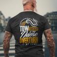 Tow Trucker Is My Name Overturn Is My Game Driver Wrecker 長袖tシャツ メンズTシャツ バックプリント 高齢者への贈り物