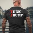 Tuck Frump 面白い反ドナルド・トランプドナルド・トランプ メンズTシャツ バックプリント 高齢者への贈り物