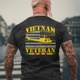 Vietnameteran Uh -1 Huey Helicopter Crew メンズTシャツ バックプリント 高齢者への贈り物