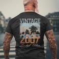 Vintage 2007 Limited Edition 19Th Birthday 19 Year Old メンズTシャツ バックプリント 高齢者への贈り物