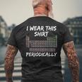 I Wear This Periodically 面白いサイエンスtシャツ メンズTシャツ バックプリント 高齢者への贈り物
