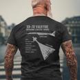 Xb-70 ヴァルキリー メンズTシャツ バックプリント 高齢者への贈り物